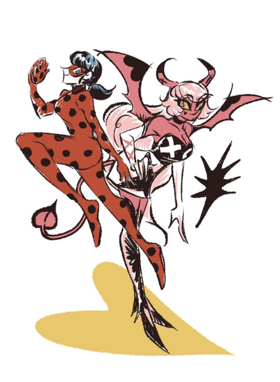 Rong_doodle's tweet image. #Verosika  #ladybug 

他們有同一個聲音！ ！ 我超愛瑪麗內特😭❤️