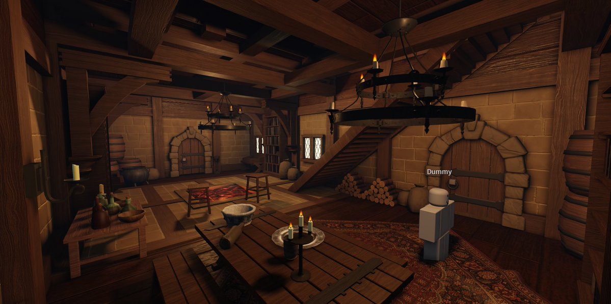 OmniKoi2's tweet image. Medieval Interiors 2

#roblox #robloxstudio #robloxart #robloxdev