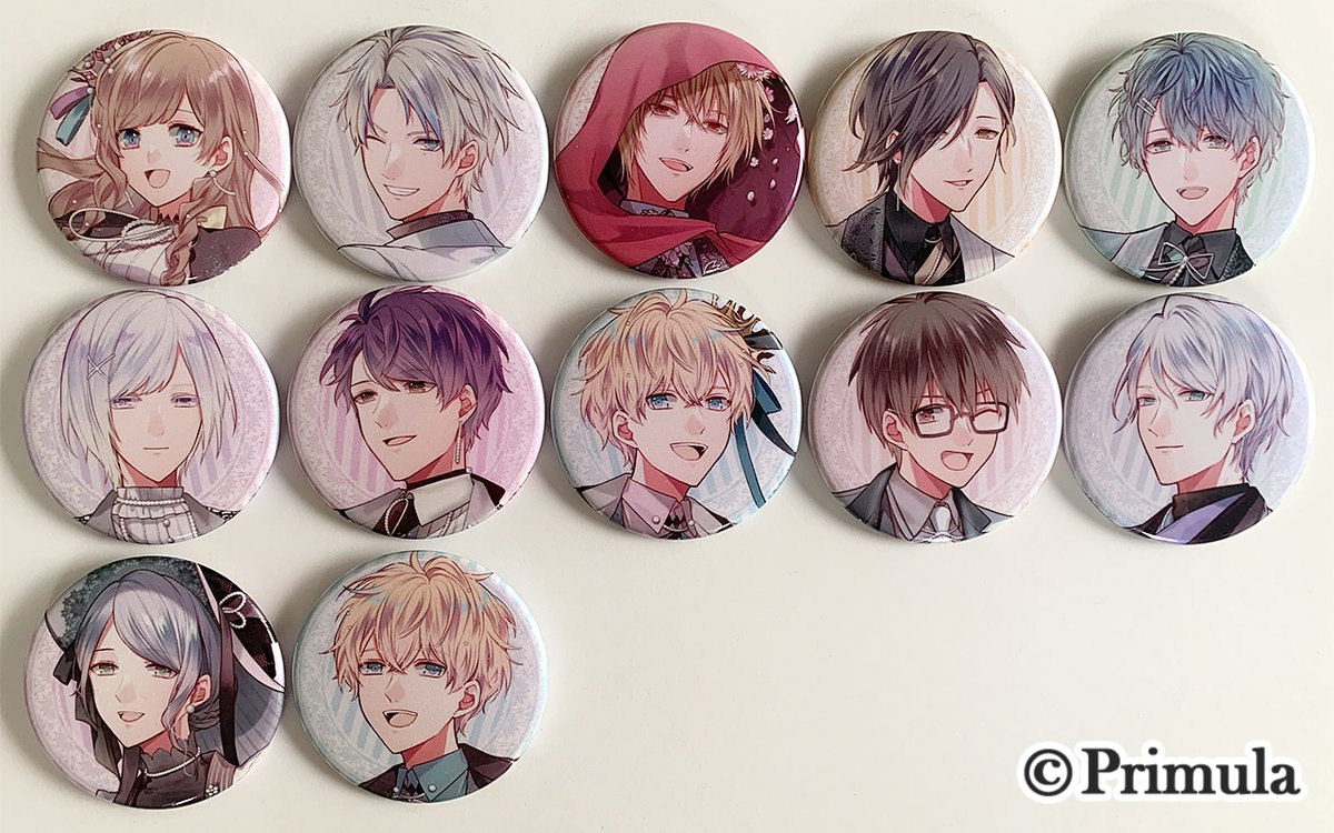 大正×対称アリス　希少　缶バッジ　9点セットまとめ売り　百合花　かぐや　オオカミ 大正×対称アリス 希少 缶バッジ 9点セットまとめ売り 百合花 かぐや