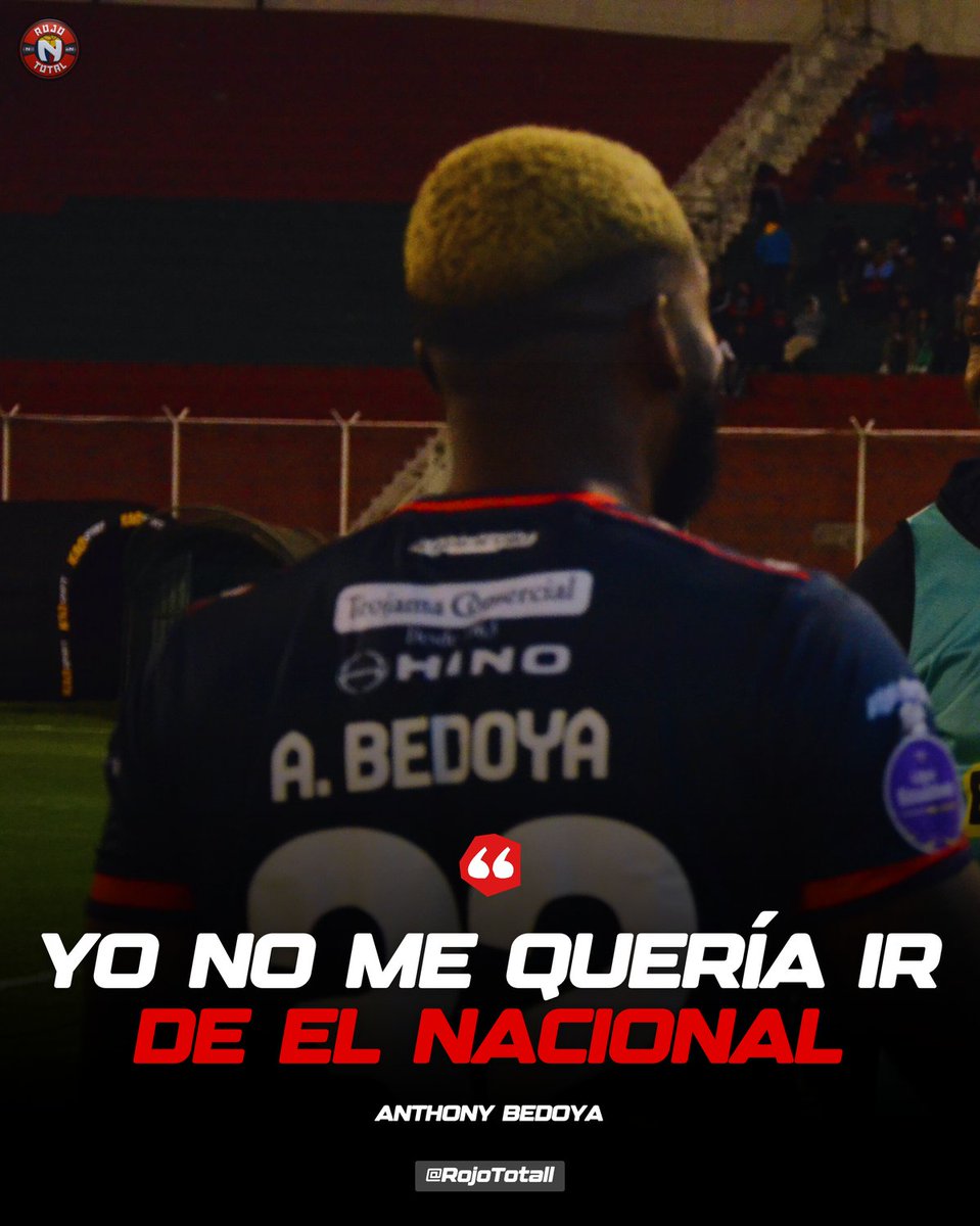 RojoTotall's tweet photo. 'Yo nunca me quise ir del Club Deportivo El Nacional'. https://t.co/ilOUwptdI7