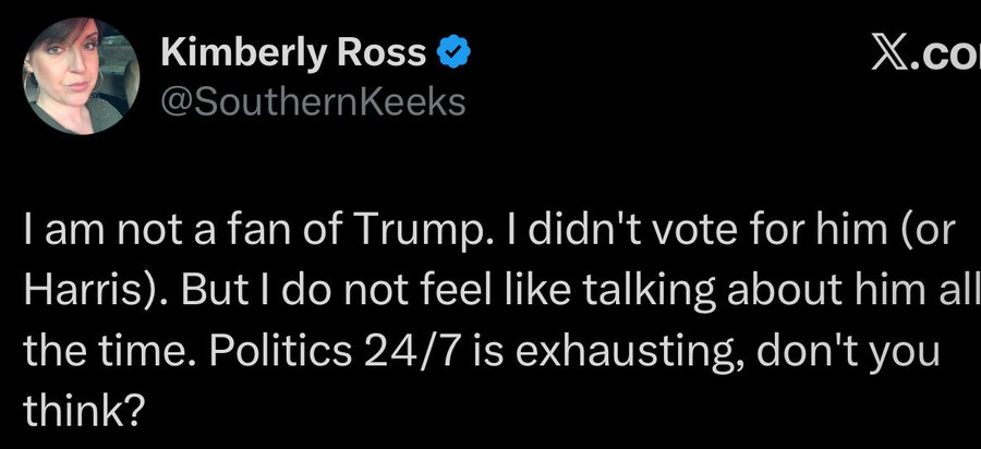 Woman who didn't vote for Trump tries to refer to some of the people who built this movement as "cancer", and wants TPUSA to gatekeep them against the late Charlie's wishes.

Steve Bannon literally got Trump elected in 2016, and Poso has been a staple in this movement since its