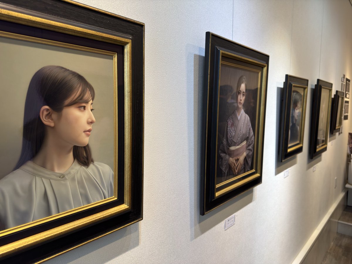 CYCLEOSHOW's tweet image. たまたまタイミングが合ったので岡靖知さんの個展にお邪魔しました。（何で青山にいるかは秘密だ）やっぱり実物と写真じゃ別物だねぇ。
#岡靖知