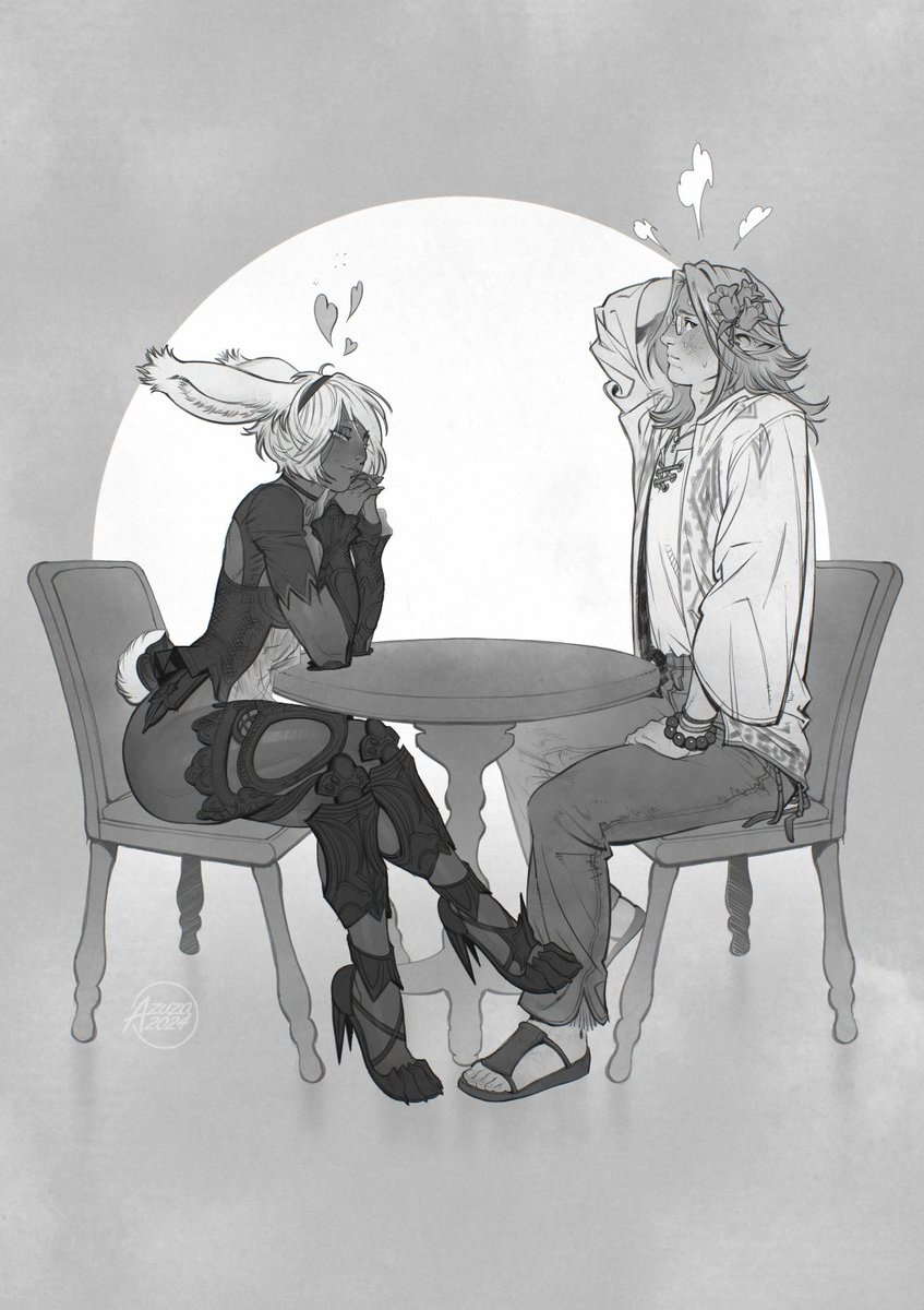 Sketch comm ✨
for <a href="/Paledrakes/">Paledrake 🔞</a>