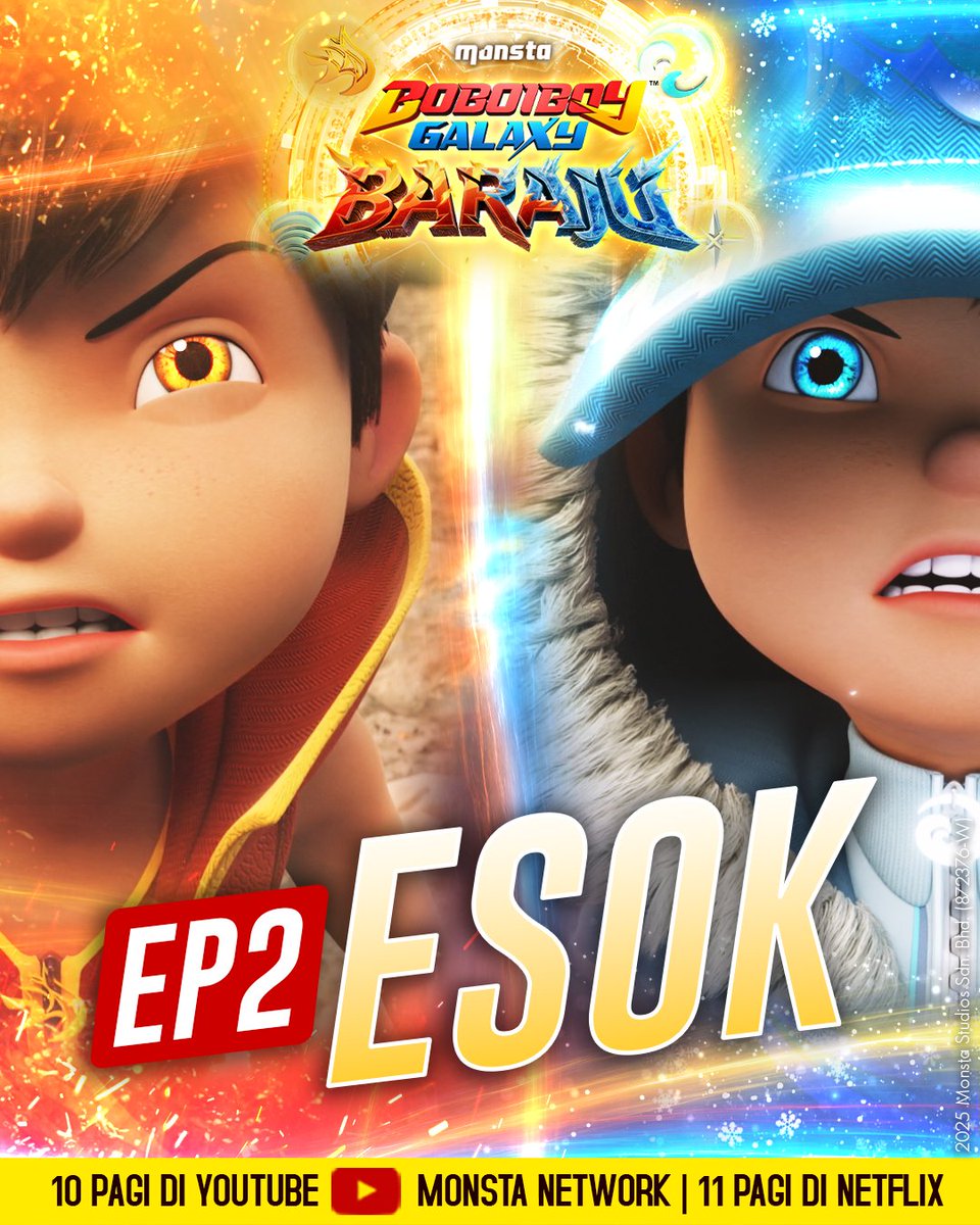 Episod 2 ESOK!!! 😱😱😱

#BoBoiBoy #Baraju #TeamBara #TeamSalju #MonstaHypeTrain