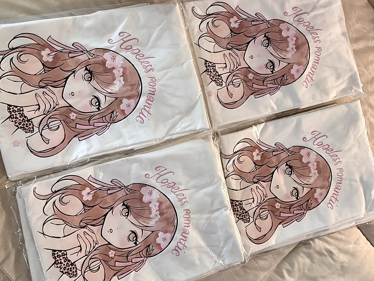 My original otaku-chan merch is here! 
If you believe 2D love hits harder than real life, come check it out at our booth~ 💕 #CF21 #IFMARKET6 