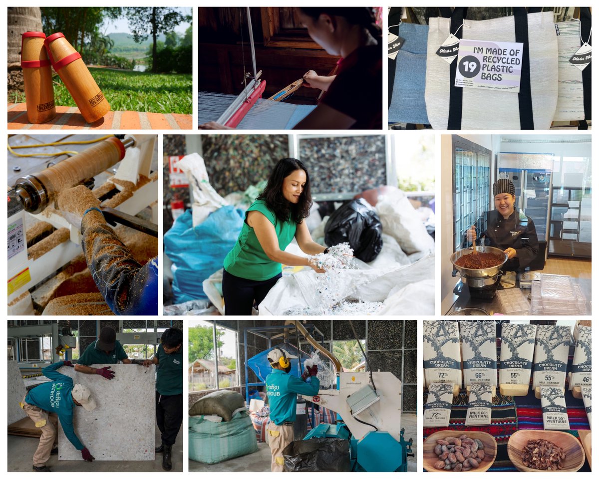 switchasia's tweet image. The Government of Lao PDR has committed to advancing a circular economy in the 🏭 industrial and ⚡️ energy sectors, recognizing it as a key pillar of the National Green Growth Strategy and a major socio-economic opportunity. Discover more 👉 switch-asia.eu/news/circular-……