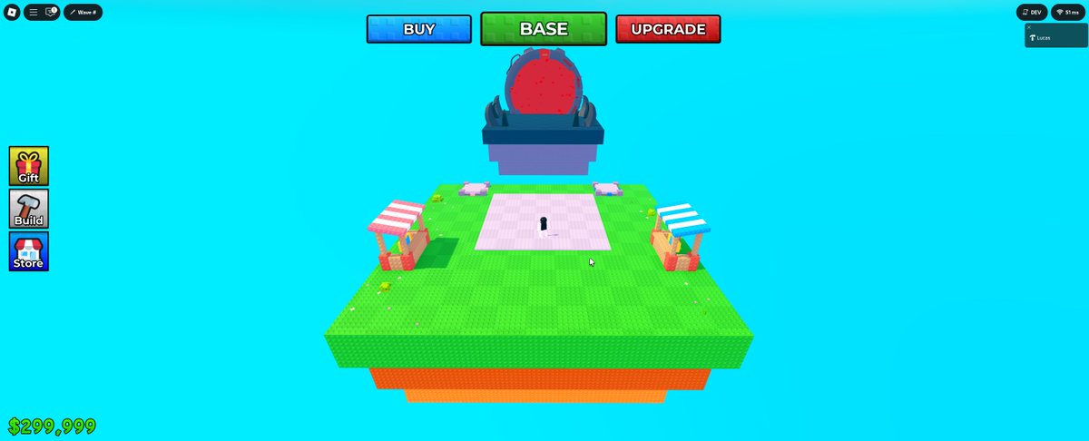 LucasValus's tweet image. Making my dream game, planning on sticking with this. 💙

#ROBLOX #RobloxDev