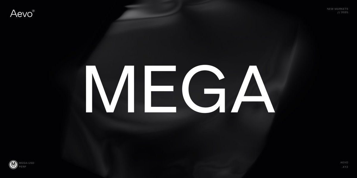 aevoxyz's tweet image. New Pre-Launch Listing: $MEGA @megaeth_labs 

Trade it here: app.aevo.xyz/perpetual/mega