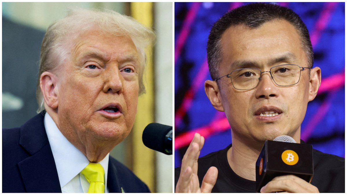 🚨 BREAKING: President Trump pardons Binance founder Changpeng Zhao (CZ). Sources say the move comes after Zhao’s support for the Trump family’s new crypto ventures.
#CZ #trump #rwa #rwalinks