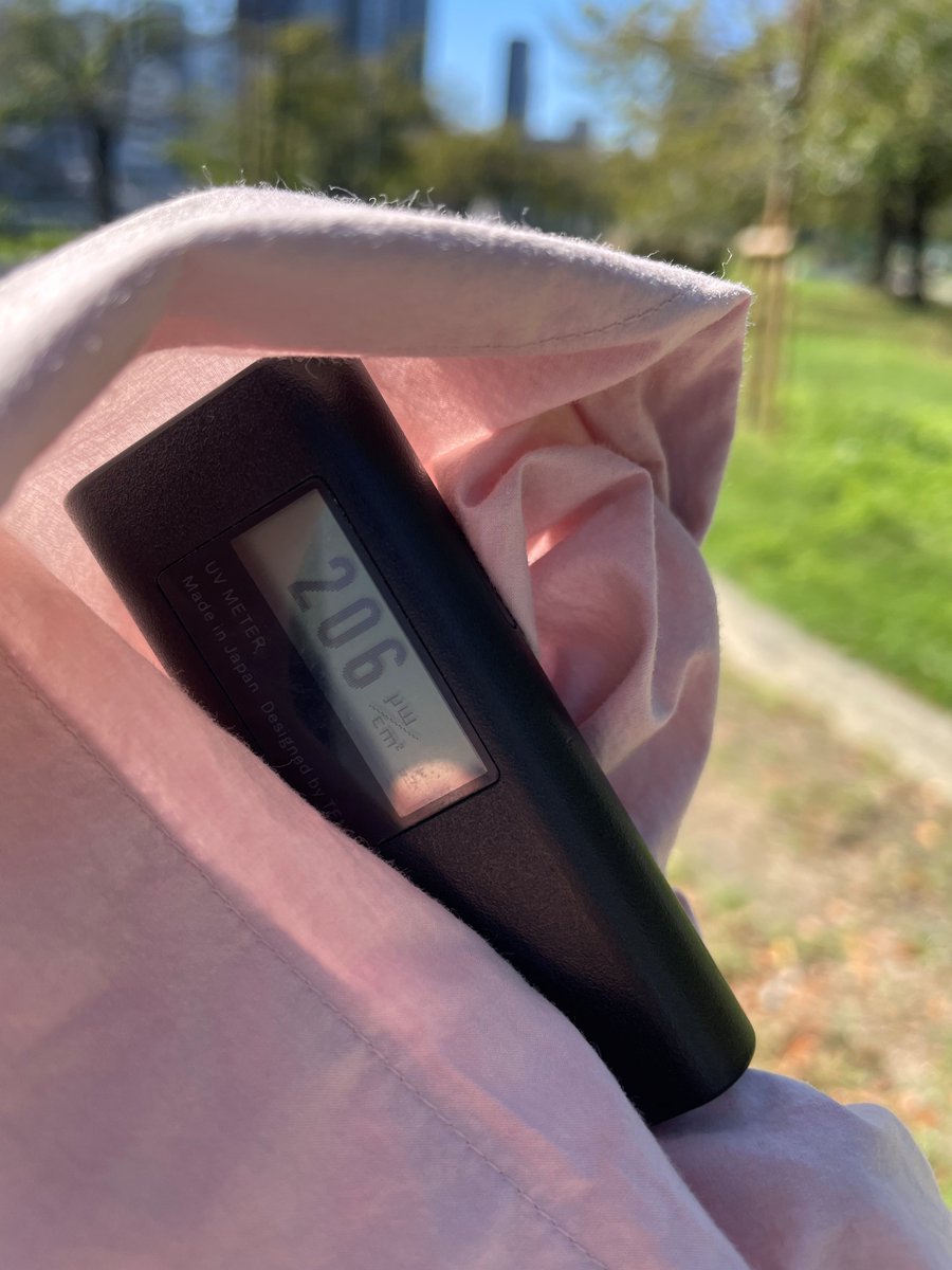 サンバリア100 UVメーター UVメーター｜サンバリア100 | 完全遮光日傘｜サンバリア100