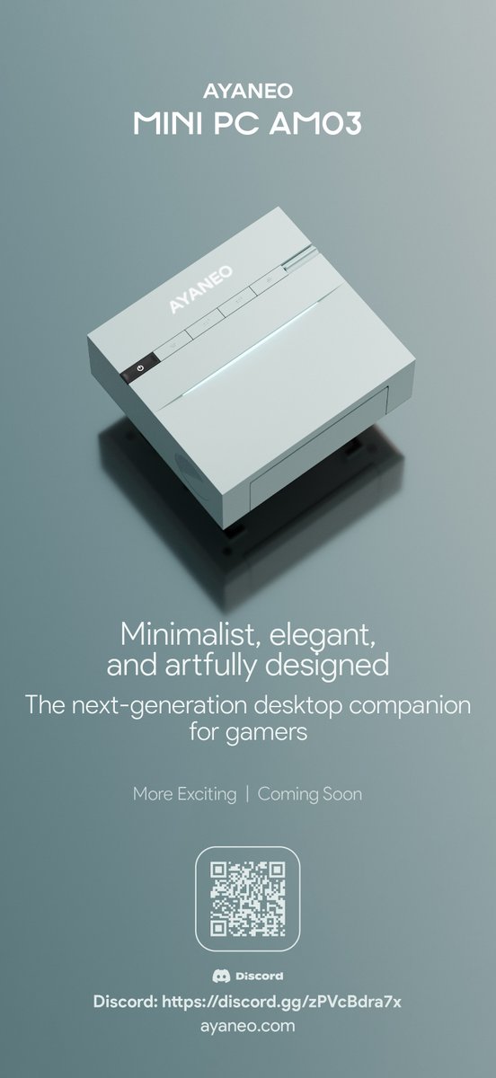 AYANEO Mini PC AM03 Minimalist design, elegant soul A perfect