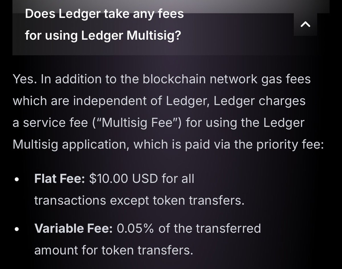 zachxbt's tweet image. Kind of a bit excessive to charge users all of these fees on top of the Ledger device they originally purchase?