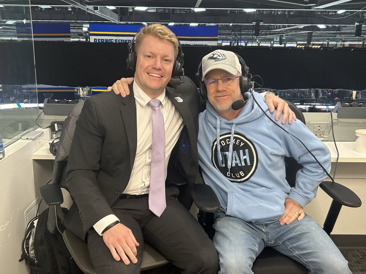 mike_folta's tweet image. I had the chance to call an NHL game next to my dad tonight, something that I’ll always treasure. 

Dan is 1-0!