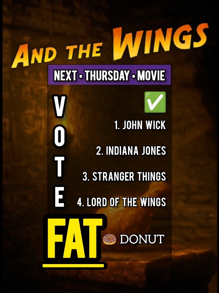 Shakeyswings's tweet photo. 🎤 You too could be the next BIG WINNER… to put a piece in your mouth… of this… FAT 🍩 DONUT

👇 Cast your vote 👇
https://t.co/IHRgIxNHzw

#fatdonut #movieparody #indianajones #fypシ
@IndianaJones @Lucasfilm @IGN @PopCrave https://t.co/98wlk0rpLM