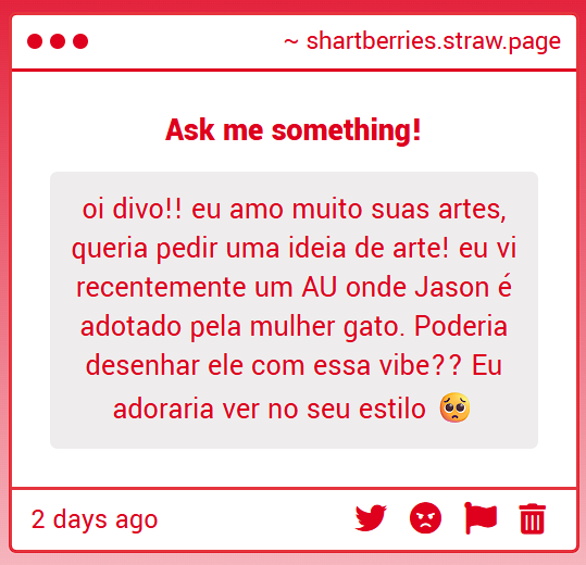 shartberrys's tweet photo. You gotta be kitten me

Ainda queria que o Dick fosse mais velho que ele, assim posso falar que eles são tão Kelly Key - Baba 🥹👉👈https://t.co/LoOr6w3TsM

Perdão pela corrente em vez do chicote, eu vi AMV de Ghost Rider e não resisti

#dickjay https://t.co/N7OT0CiuWa