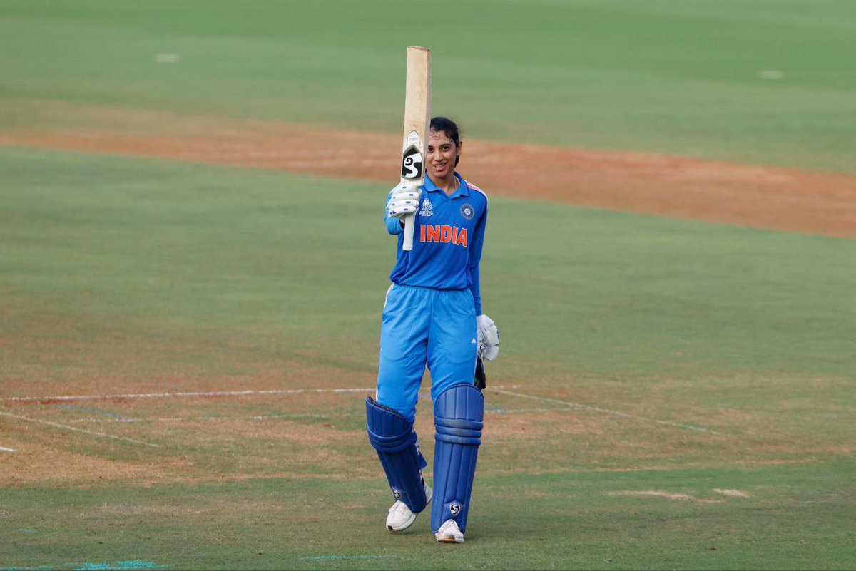 👉🏻QUEEN SMRITI MANDHANA IN ODIs IN 2025:

Innings - 20.
Runs - 1259.
Average - 62.95.
Strike rate - 111.41.
Hundreds - 5.
Fifties - 5.
Fours - 149.
Sixes - 31.
Fastest ODI Hundred for India.

THE DOMINATION 🔥