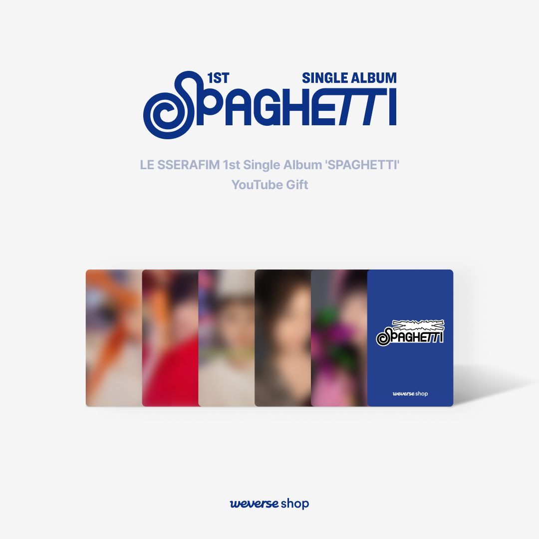 LE_SSERAFIM (@le_sserafim) 1st Single Album 'SPAGHETTI' YouTube