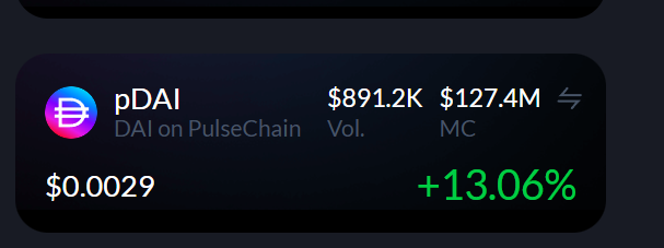 yourfriendSOMMI's tweet photo. ❤️💛💚💙

PulseChain pDAI is up +13% on the Good News that Sommi and Durty_Crypto both got a new hair. https://t.co/ItETd1GJGy
