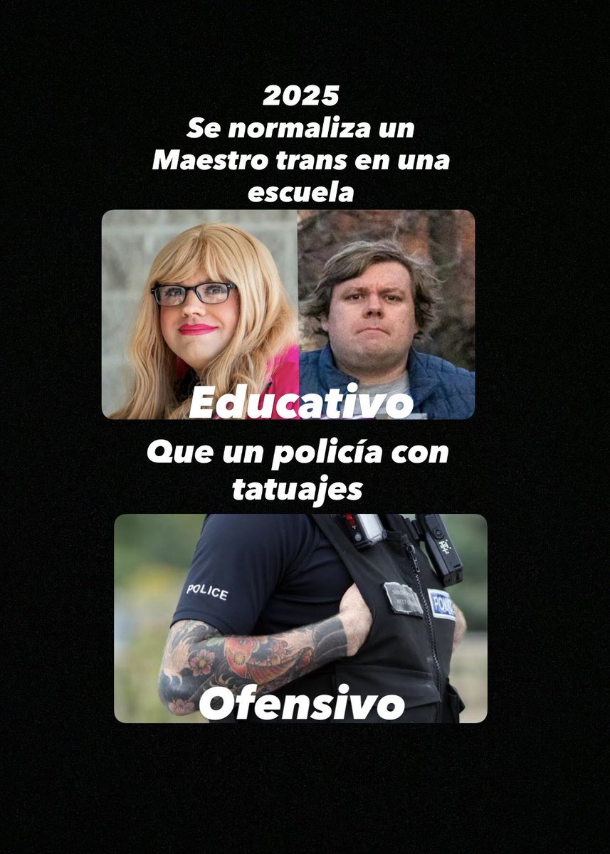 KevinDavidPty (@kevindavidpty) on Twitter photo Al parecer es más normal un maestro trans que un policía con tatuajes. Un tatuaje no deteriora la sociedad. Al parecer es más normal un maestro trans que un policía con tatuajes. Un tatuaje no deteriora la sociedad.