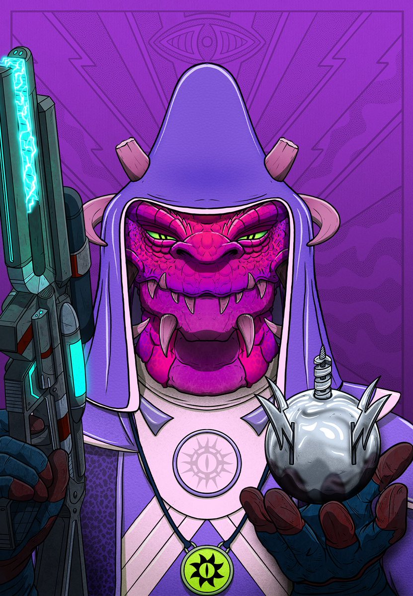 We are now just 60 mints from triggering the 1/1 giveaway raffle. 

Every reptilian counts as an entry. The more reptilians you own the more your odds increase. 

Mint now for .01 eth, enter to win the Assassin Master of the Warp 1/1. 

Hail Draconis!