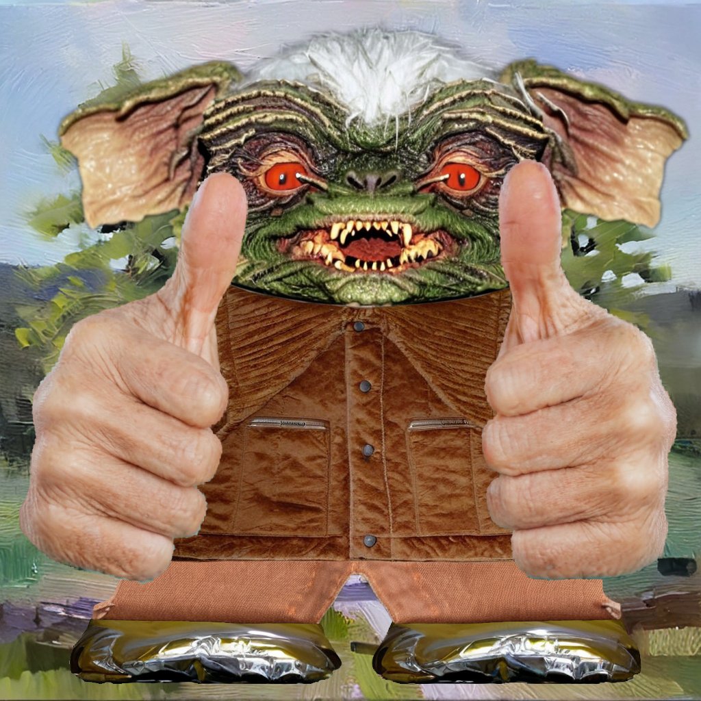 the gremlin is loose 

thumbs up dawg #341