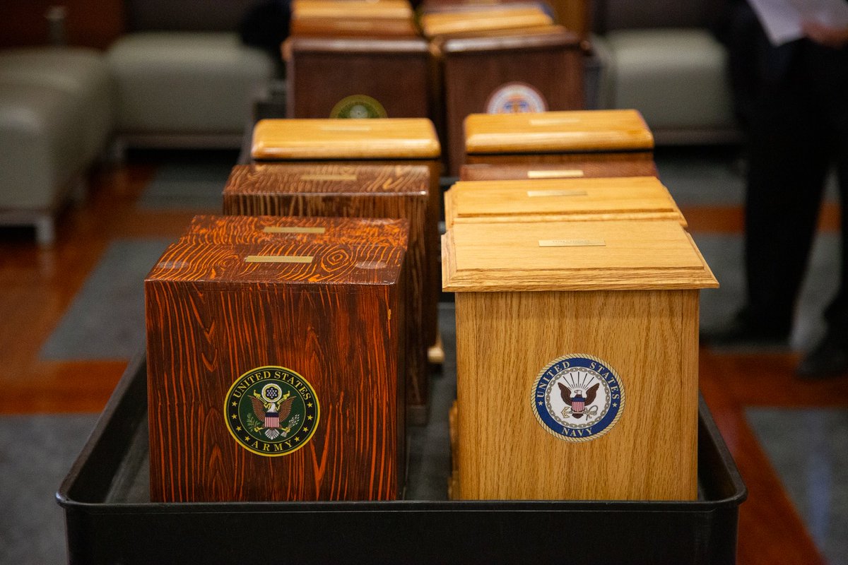 The Military Honors for Forgotten Veterans ceremony, hosted by <a href="/MonmouthSheriff/">Monmouth County Sheriff's Office</a>, is always such a moving event. Today, we paid tribute to 21 veterans, two veterans’ spouses, and a veteran’s son from WWI, WWII, Korea, and Vietnam, as they head to their final resting place. 🇺🇸