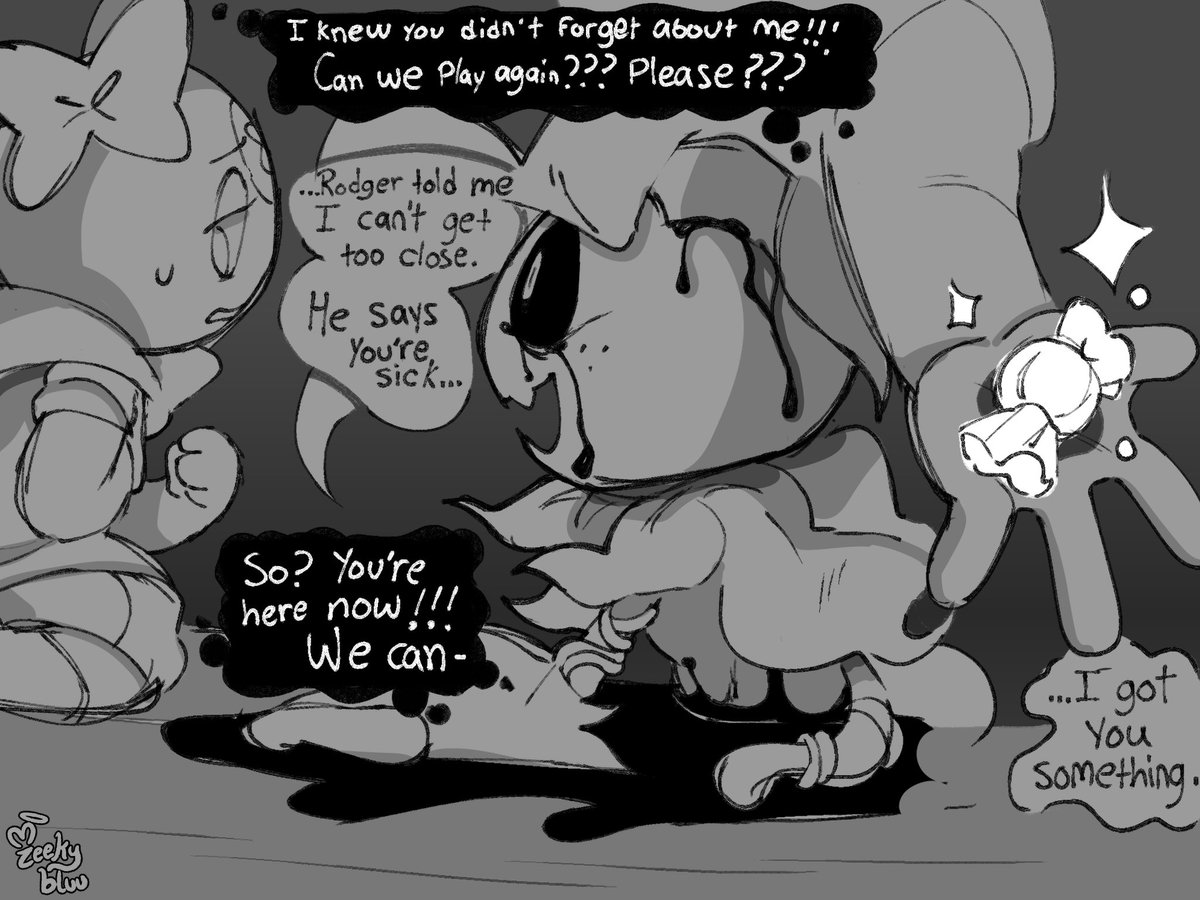 BluuZeeky's tweet image. Come back 🎃🎱 (1/4) #dandysworld