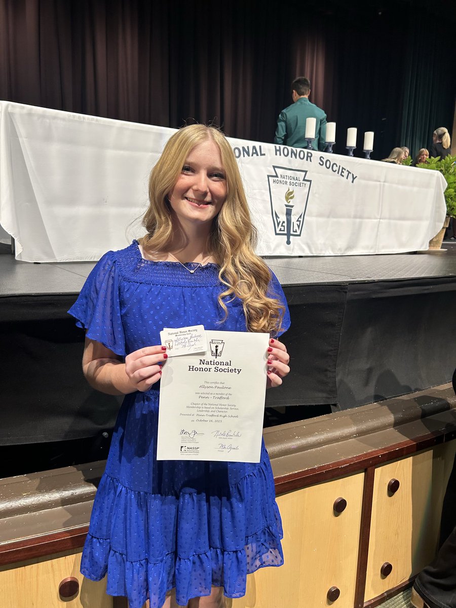 So blessed to be inducted into National Honor Society! <a href="/PTWarriors/">Penn-Trafford Athletics</a> <a href="/outlawspope16U/">Outlaws Premier 16U Pope</a>