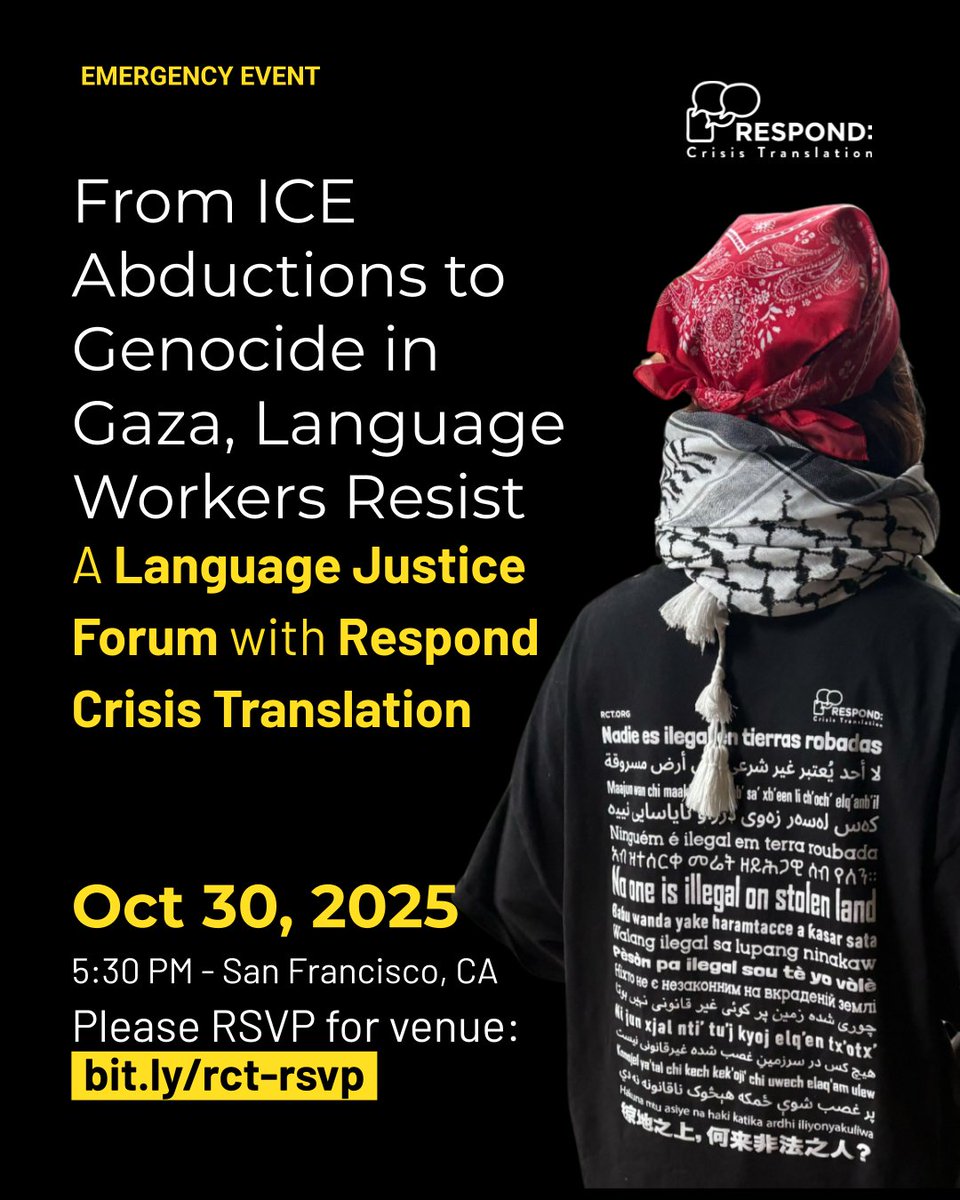 RespondCrisis's tweet photo. Join RCT as we face the current state of emergency: ICE raids targeting neighborhoods, schools, hospitals and work sites, while the U.S. state escalates fascist practices of abducting, caging, deporting, and disappearing migrants. (1/4) @timnitGebru @alexhanna https://t.co/ClcbFPz11f