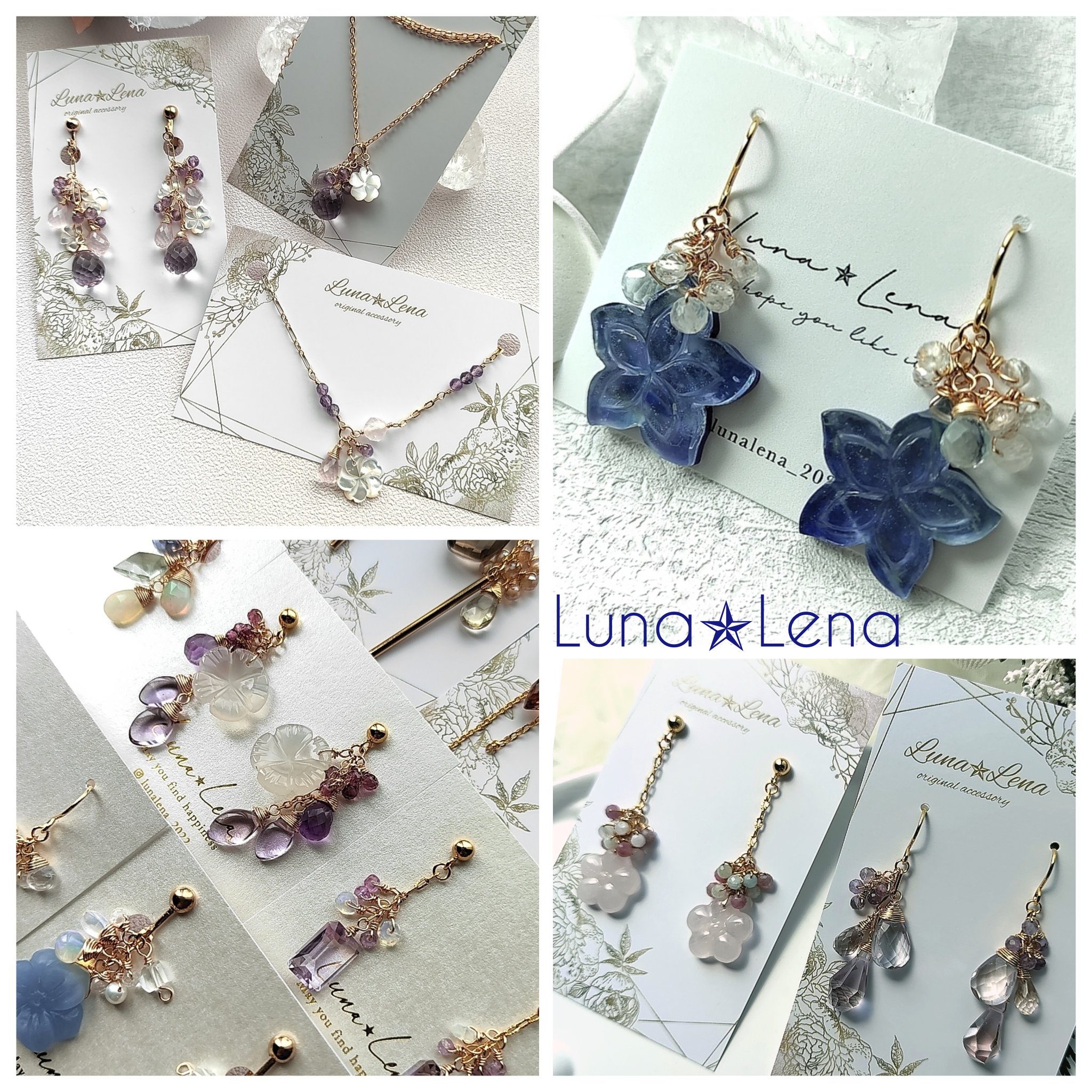 LUNA様リクエスト 1点 まとめ商品 Luna✯Lena✧天然石アクセサリー on X: 