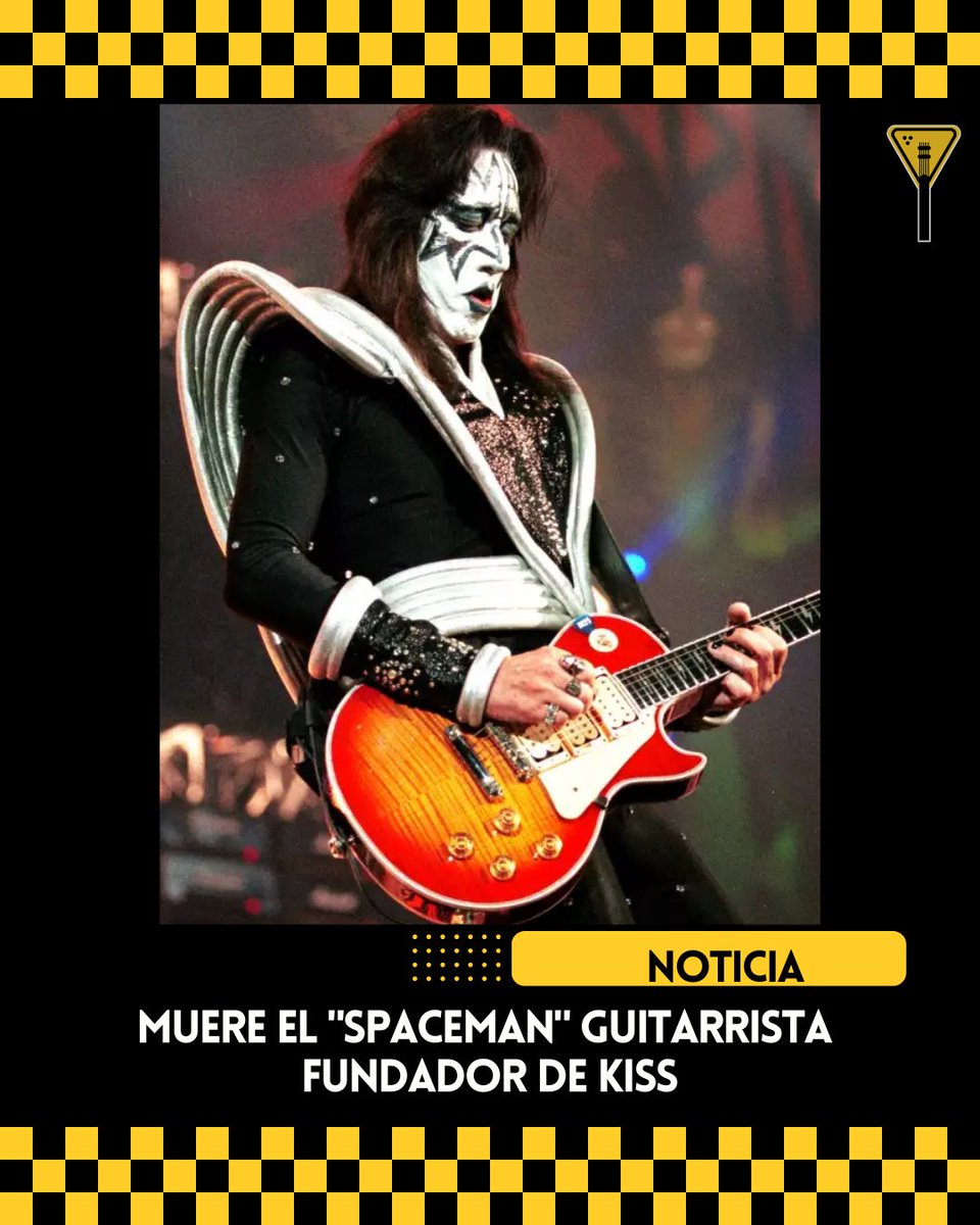 Muere Ace Frehley de Kiss... Una triste noticia para el mundo del rock. 

El guitarrista, uno de los fundadores de la banda era uno de los personajes más queridos dentro de la agrupación.

Q.E.P.D

Lée aquí 👇
autopistarock.com/el-spaceman-ha…