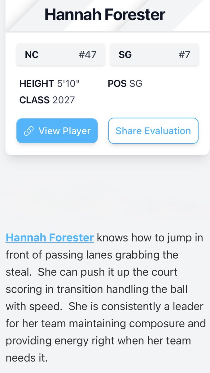 Hannah Forester tweet media