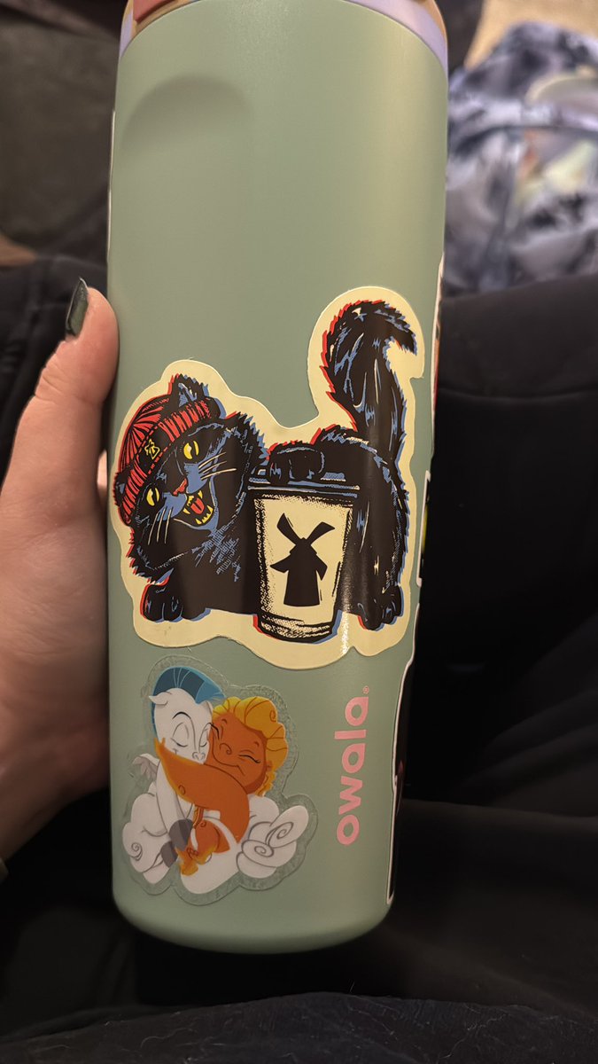 fsocrabpuff's tweet photo. Got a new owala and finally used some of my stickers I’ve been hoarding 🤠 https://t.co/O7I5WQrUmD