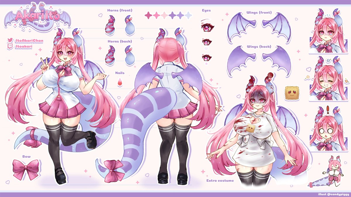 ItoAkariChan's tweet photo. Hi new people who followed!!! 💕

I’m a shapeshifting dragon mimic vtuber who bites things I shouldn’t, forgets what I’m doing mid-sentence, and occasionally eats shiny objects. I do stream but work hours kill me! So nice to meet you! Da booba greets you!

You will get the big huge booba: always yes!
braincells: Questionable!! My tweets are always random and no thinking required so expect random posts!