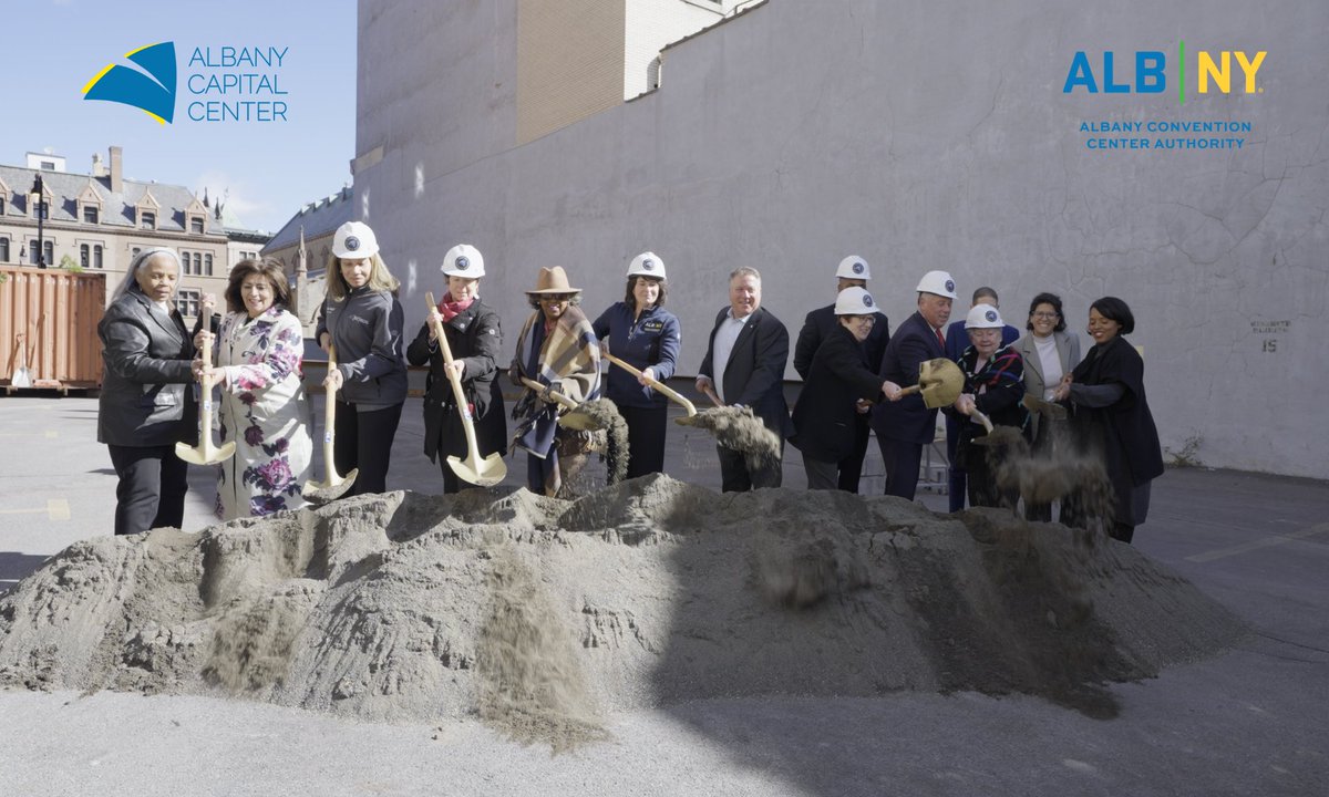 AlbanyCCA's tweet photo. We have groundbreaking news! The @AlbanyCapCenter is officially expanding. 🏗️

Today marked the groundbreaking of the $54.9M project for the ACC's new space at 126 State Street. Thanks to everyone who joined us! 

Read more: https://t.co/Rp60XN7kcF https://t.co/h1WAr96HC1