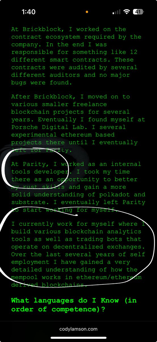 Study the past 

Dev on OG hex.win site 
Parity dev , (who owns parity ) 
Works on bots (oa) 
Last sentence in website 
Ethereum /eethereum derived blockchains (Pulsechain) 

lol. 
Start your engines