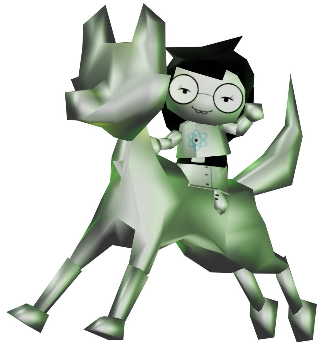 scary_honker's tweet image. You want models..? STELLA WILL SHOW YOU MODELS! look this is jade harley and becquerel if they both were nintendo 64 models i think!