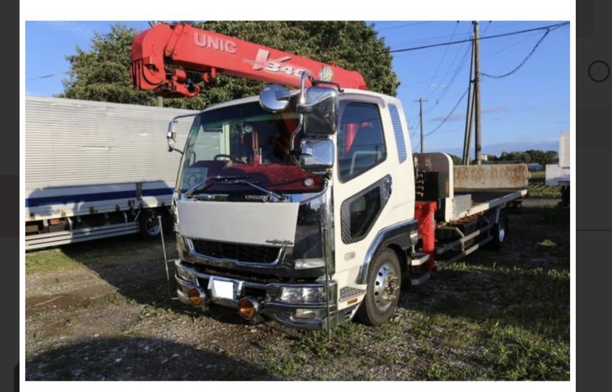 hiroki33331's tweet photo. 売ります。４００万、ユニック3段、積載2000Kg、アドブルー無し、５２万km
車検有り、両席エアサスシート、
#積載車
#売ります
#拡散希望
#搬送車 https://t.co/6v79IdxTAy