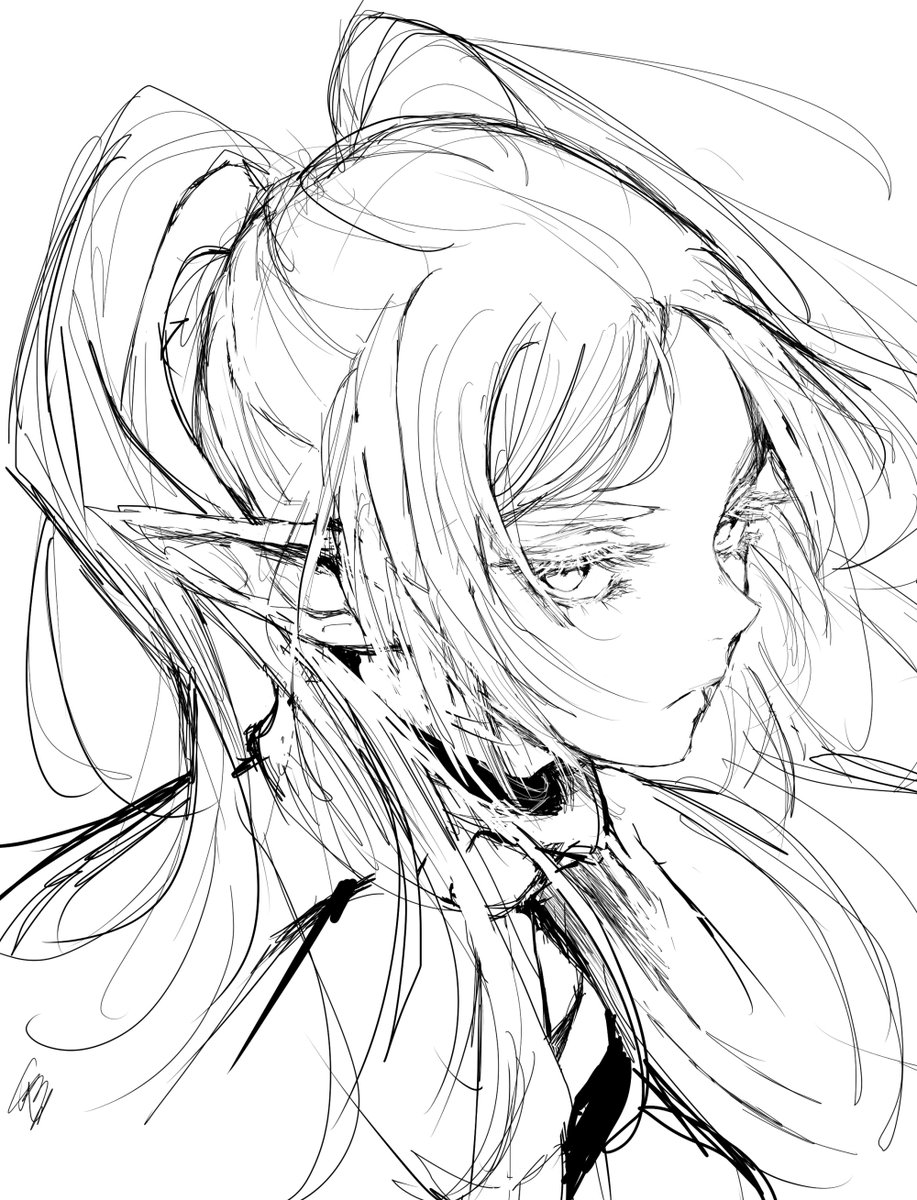 久しぶりに落書き。