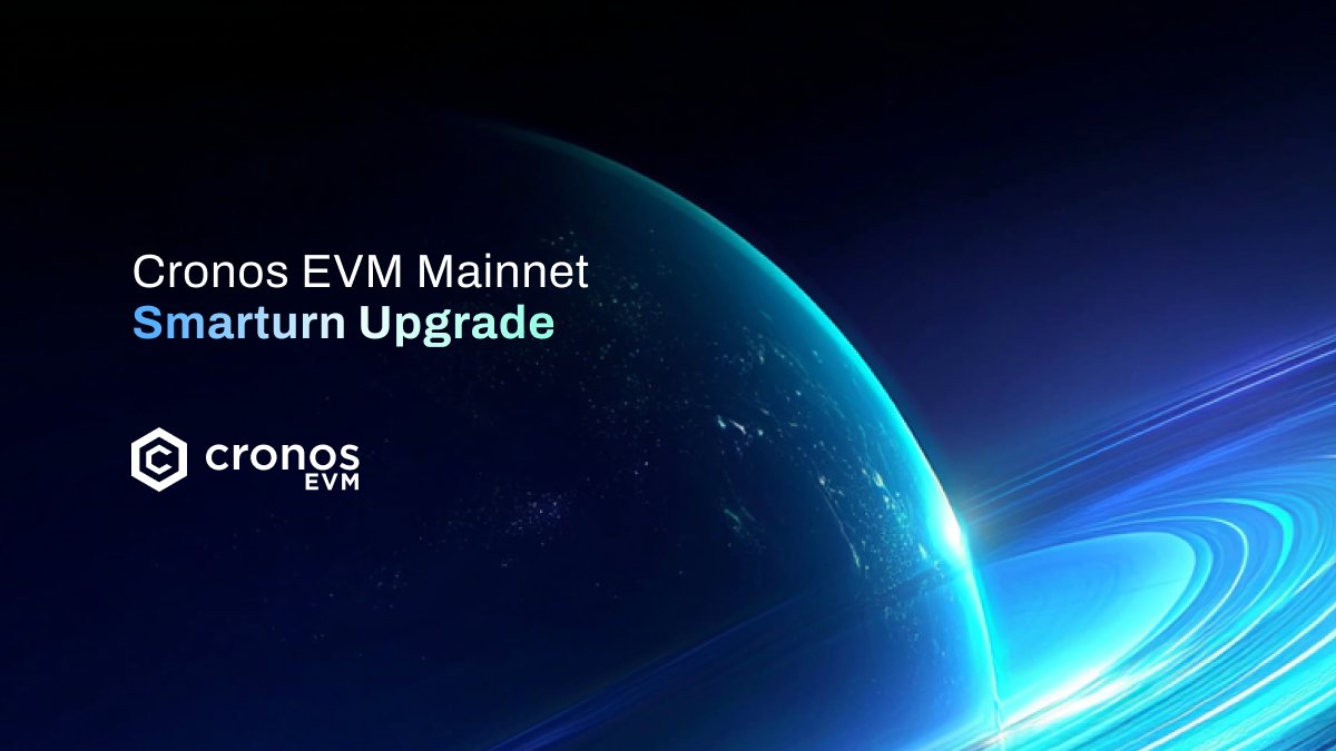 cronos_chain's tweet image. 🚀 Heads up, #CROfam — the next Cronos evolution is almost here.
The Cronos EVM v1.5.0 “Smarturn” upgrade is scheduled for Oct 30
Learn more: blog.cronos.org/p/cronos-evm-m…
A major step bringing smarter accounts, new EVM capabilities, and stronger performance across the board.