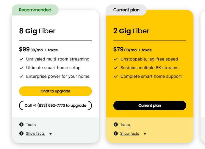 8Gb is available!! I really need to find a use case to justify this upgrade :D It's too bad <a href="/Storj/">Storj</a> isn't really growing like I had hoped. Crazy good deal <a href="/gobrightspeed/">Brightspeed</a>!