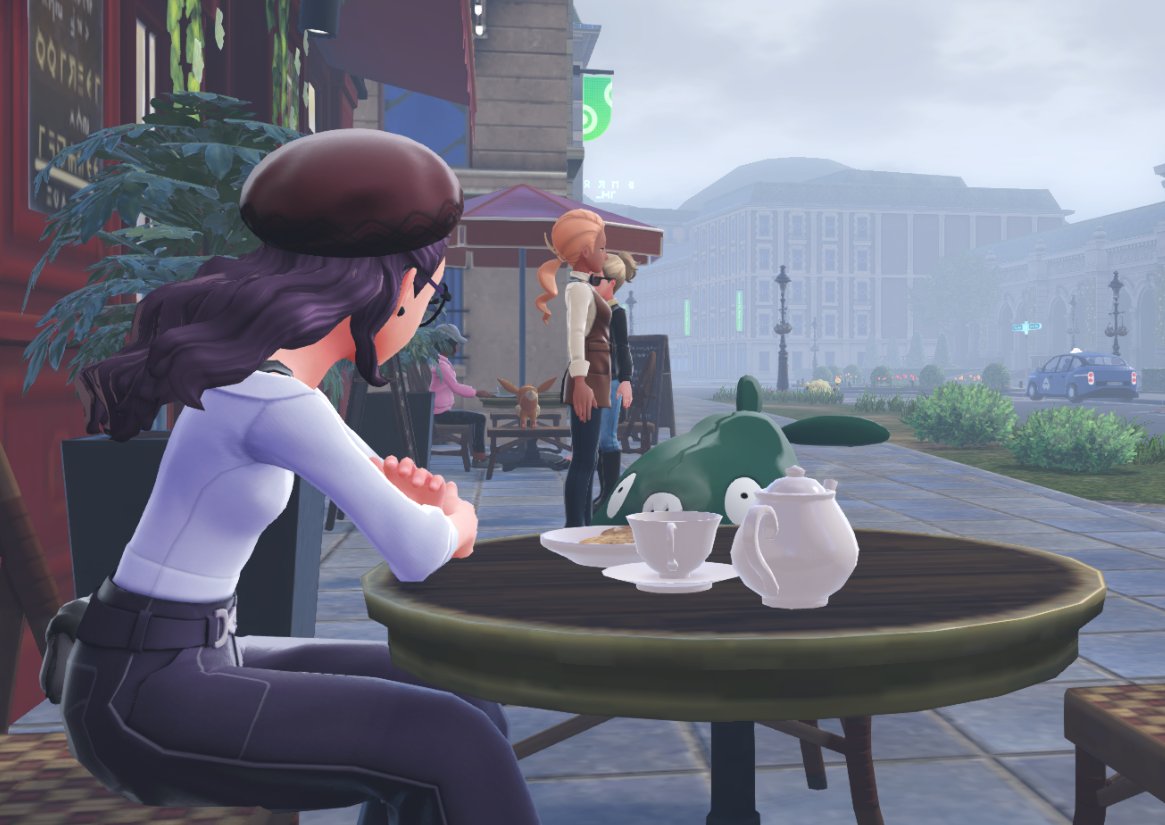sillviatv's tweet image. Having a tea with my new bud! Me and Tip the Trubbish will go far, just you wait! 💜
#GalarianInKalos #LumioseLife #Trubbish