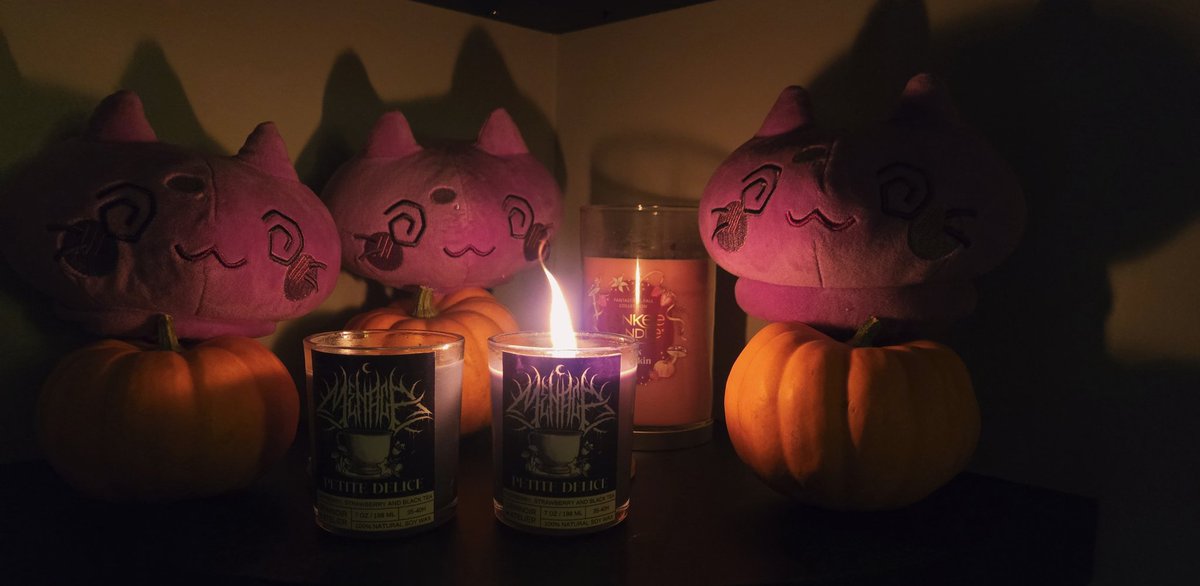 Not sure what the kinekos are trying to summon with their new candles... but it smells incredibly good!

#nyaansense