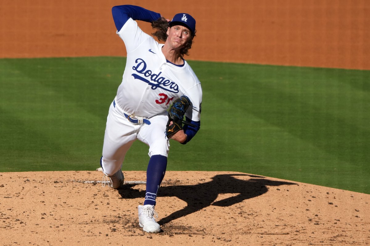 Tyler Glasnow today: 5.2 IP | 3 H | 1 R | 1 ER | 3 BB | 8 Ks