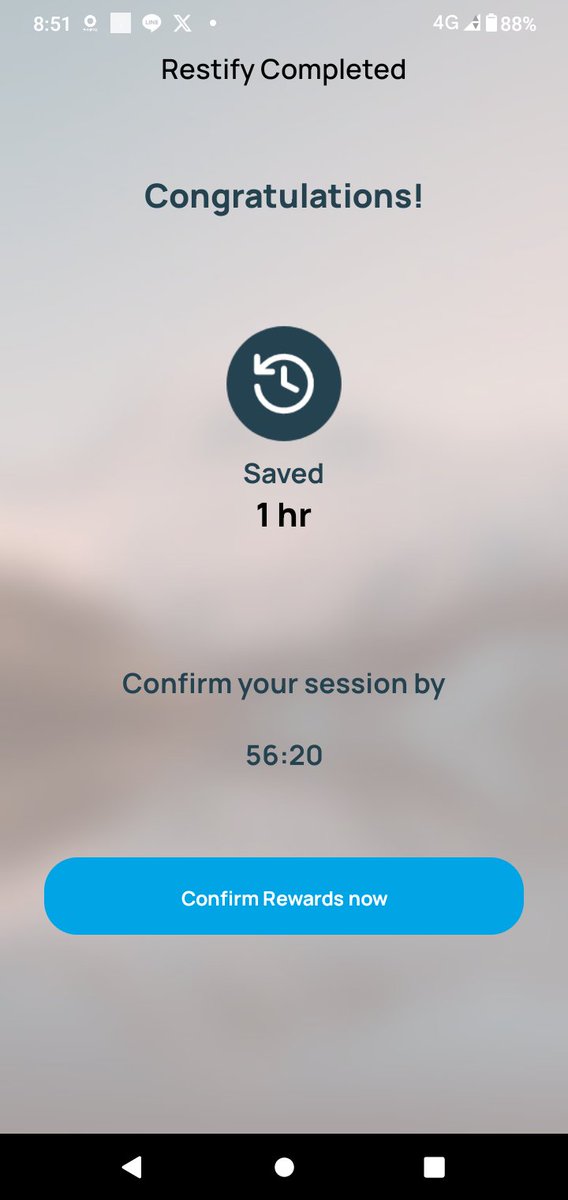 continue_ceo's tweet photo. Just reclaimed 1 hour with @Restify_App No doomscrolling. No distractions. Just focus.
休息したい?集中したい?それならRestifyで報酬も受け取ろう!
#FocusWithRestify
#continue_salon https://t.co/Tfo0bHnmeW