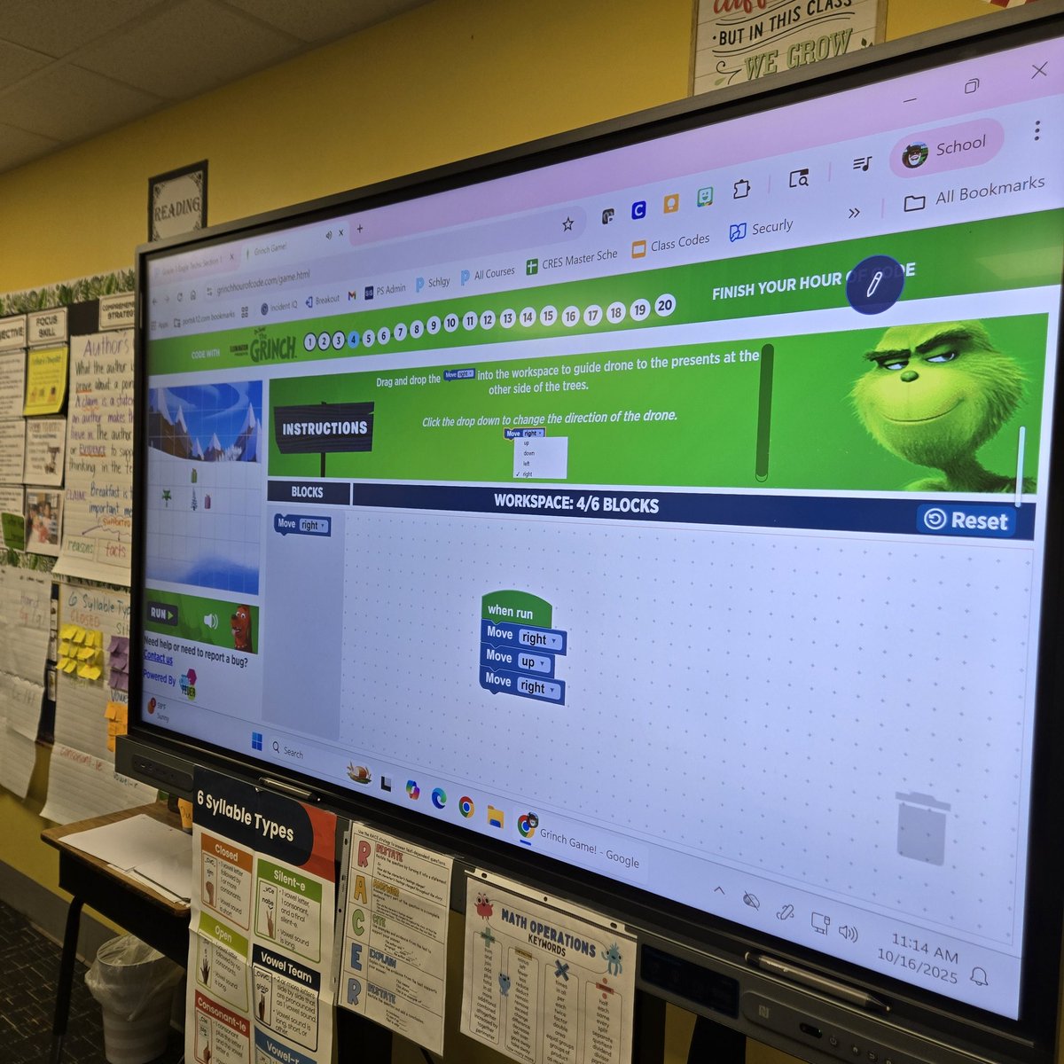 Smallblocktech's tweet image. Ms. Seranas Grade 3 class progressed today from unplugged coding to Coding With the Grinch via Hour of Code
@jennthomas75
@CradockES 
@ebracyPPS
@JolleyLa 
@hourofcode 
@PortsVASchools