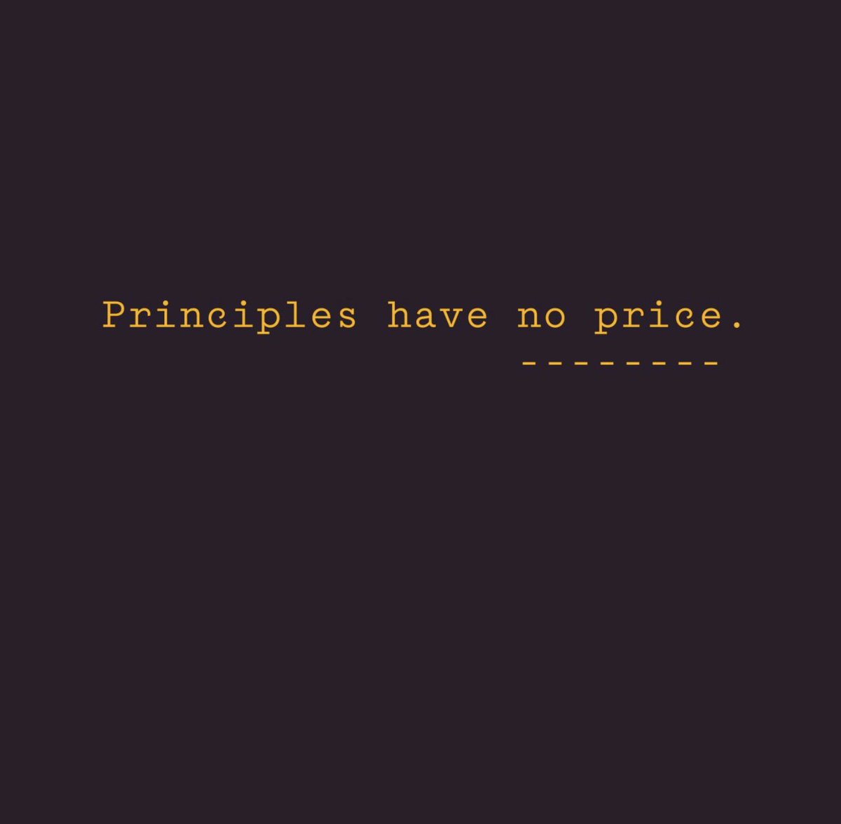 SalFarinaAZ's tweet image. Principles have NO price. 🌟Let&apos;s truly think about this.
We&apos;ll repeat this again and again... 🌟 #Principles #NoPrice #Principles