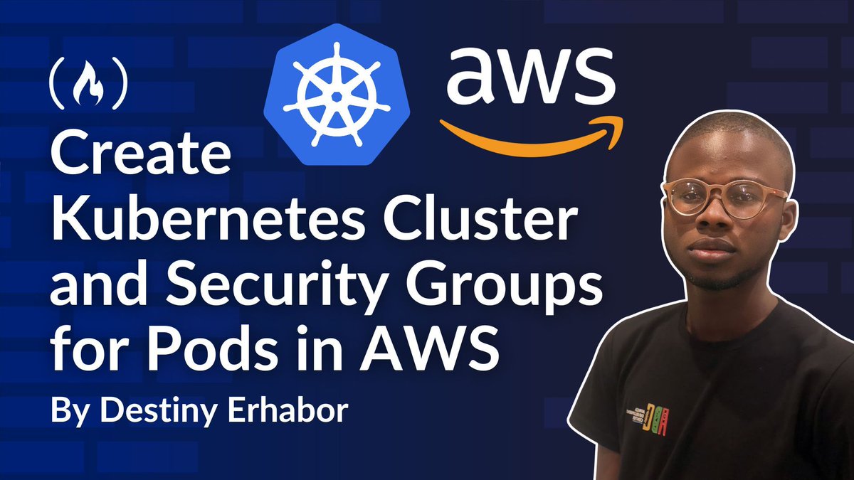 freeCodeCamp's tweet image. When you're working with Kubernetes, you may want different security rules for different pods.
And you can set this up with Security Groups for pods in AWS.
In this handbook, @caesar_sage walks you through the whole process and explains the infrastructure, EKS cluster config,…