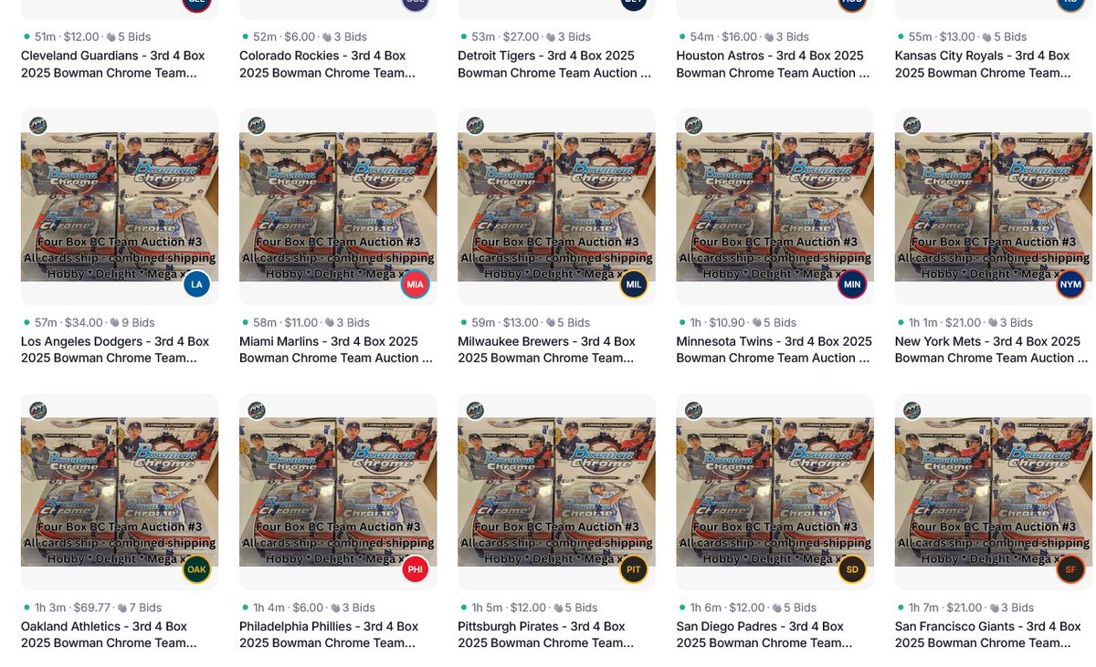 STEAL ALERT🚨🚨🚨
Rockies &amp; Phillies are BOTH $6.00 in the 1st break tonight!
district.net/cobies/listing…
Many, many $1.00 teams in 2nd break