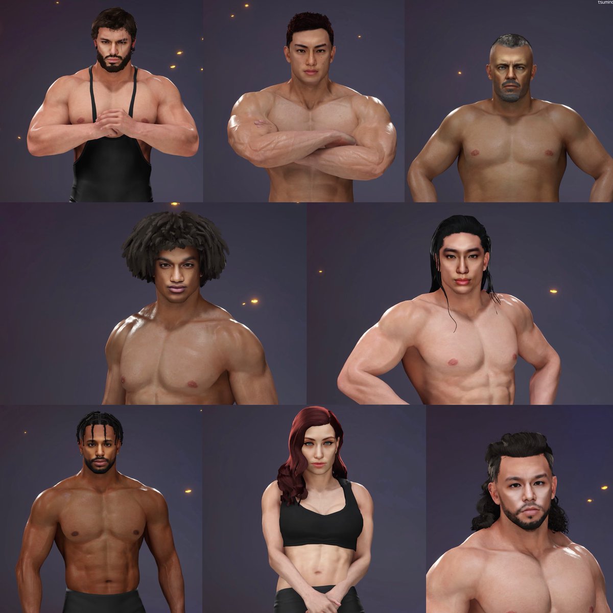 hello, bird lady again. i’m selling 8 CAW bases for $20 each! all faces are morphed and the face is yours to carry over to the next game. 

DM me if you’re interested! likes and RTs are appreciated &lt;3 

*can be ported to old gen/pc

#WWE2K25 #CAW